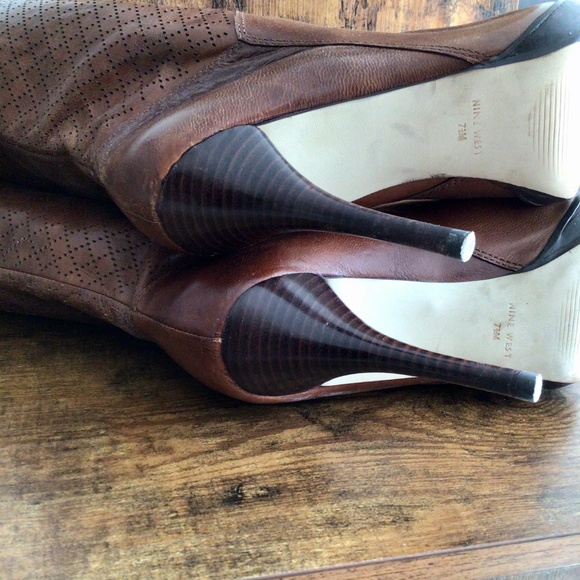 Nine West leather High Heels Boots - Picture 3 of 7